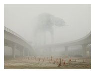 Dark Lens, ATAT under the fog - Dubaï © Cédric Delsaux